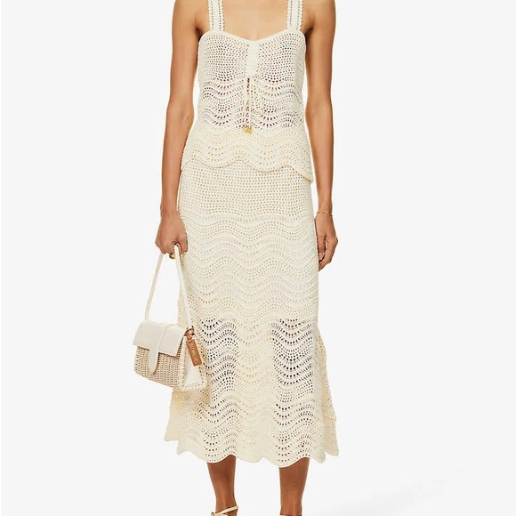 Rachel Zoe Dresses & Skirts - Rachel Zoe Cream Knit 2 Piece